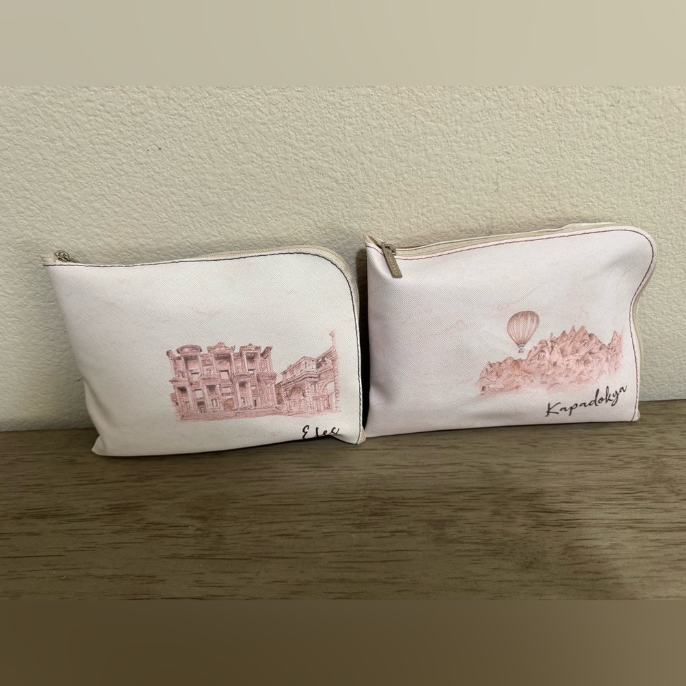 2 Turkish Airlines Landmarks Amenity kits by UNESCO Turkiye Series Sealed New